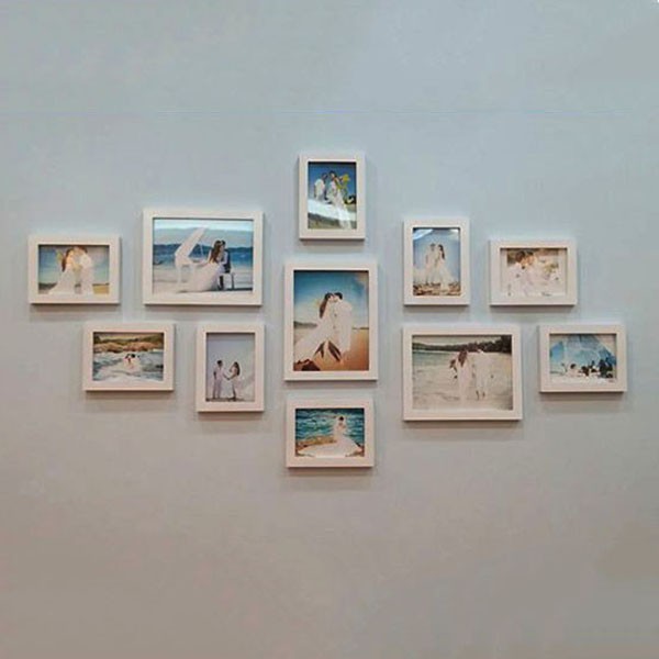 [giảm giá] Khung ảnh bộ 11 khung 15x21 và 10x15