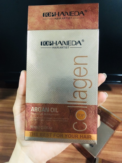 Tinh dầu dưỡng tóc colagen top haneda