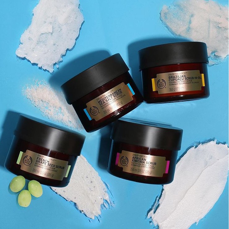 kem dưỡng thể/ tẩy da chết Spa of the World™ THE BODY SHOP Japanese Camellia Cream Ethiopian Green Coffee Cream | BigBuy360 - bigbuy360.vn