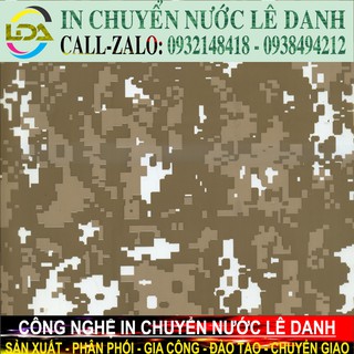 Màng film in chuyển nước vân camo LDCM009