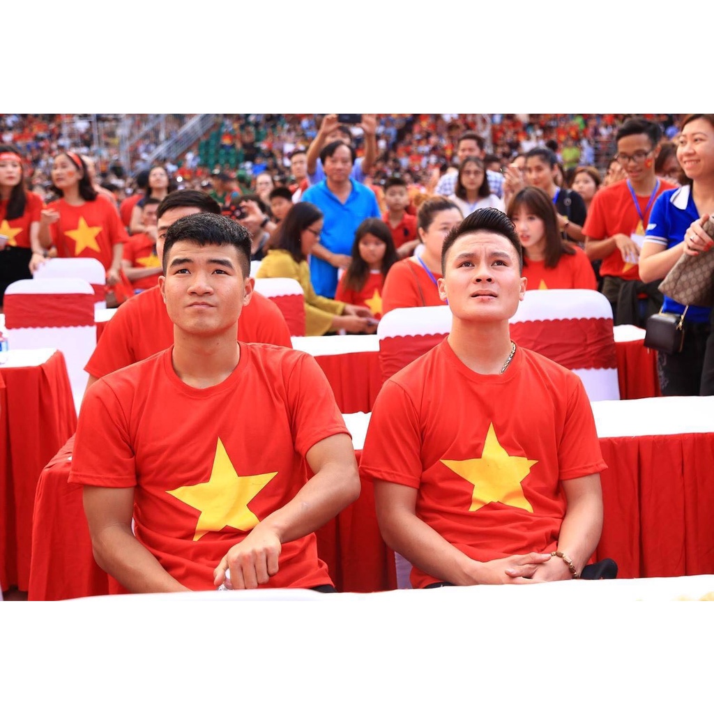 [GIÁ SỐC] Áo thun đồng phục Cờ Đỏ Sao Vàng Chất Đẹp - Đồng Phục Bốn Mùa sẵn kèm video có hỏa tốc