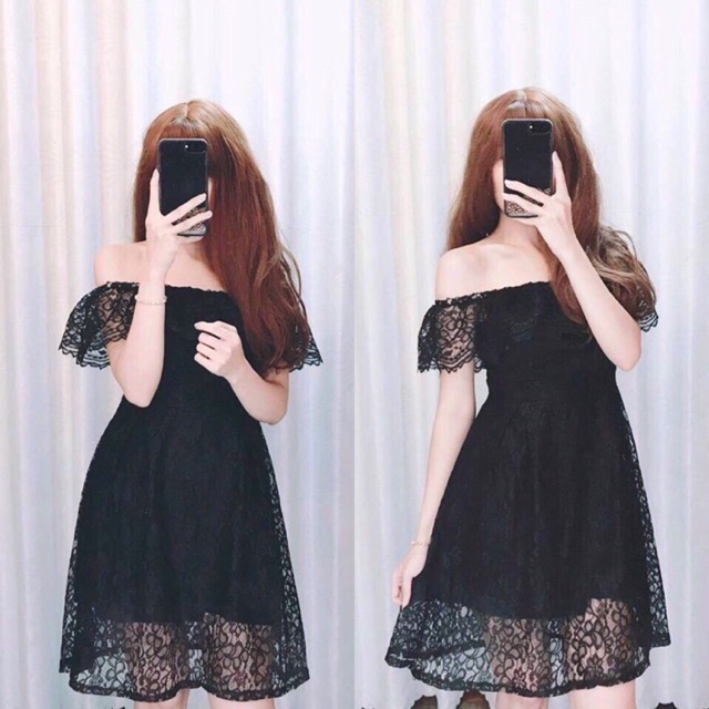 Đầm ren, trễ vai