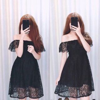 Đầm ren, trễ vai