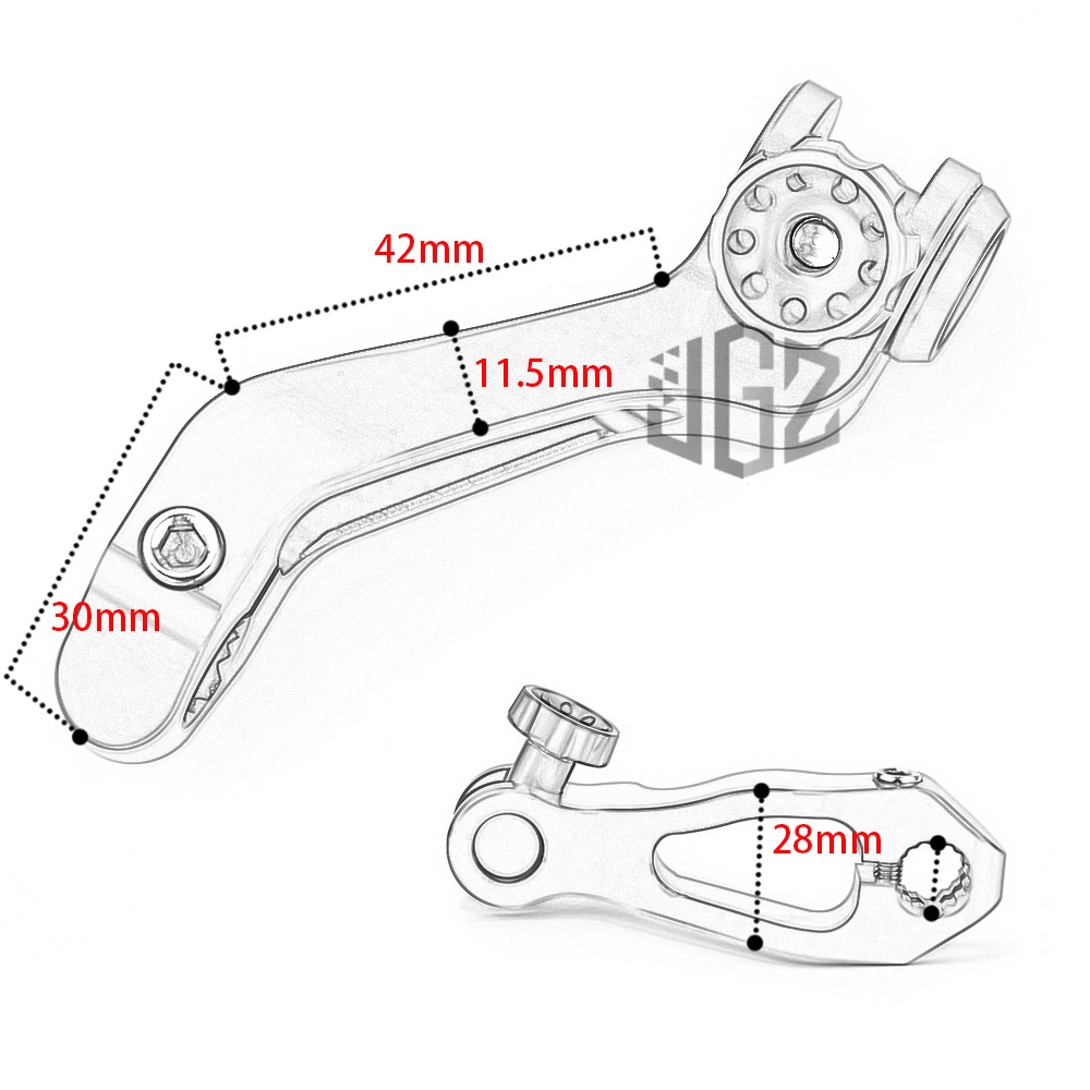 Cần Gạt Phanh Sau Bằng Nhôm CNC Thay Thế Cho Xe Máy Vespa Sprint Primavera 150 LXV VXL S 150