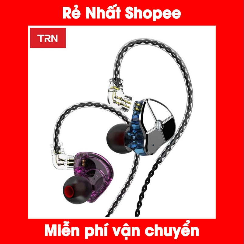 Tai Nghe TRN ST1 Công Nghệ HiFi chất lượng cao 2 Driver - Tai nghe nhét tai