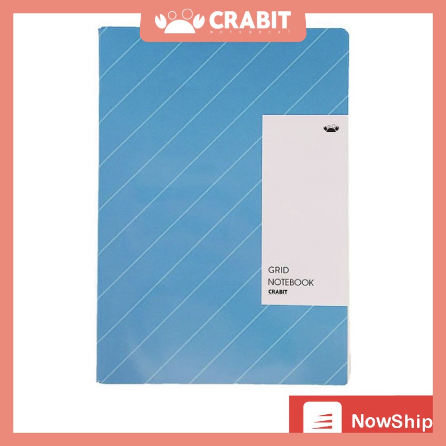 Grid Notebook - Vở kẻ ô vuông - Vở Grid Crabit 120 trang