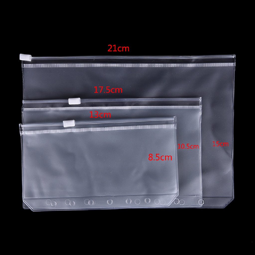 Túi zip Trong Suốt Đựng Tài Liệu A5 / A6