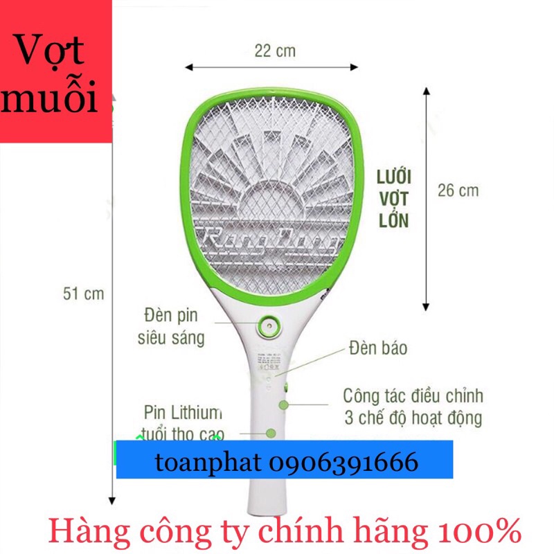 Vợt muỗi Điện Quang+ Rạng Đông