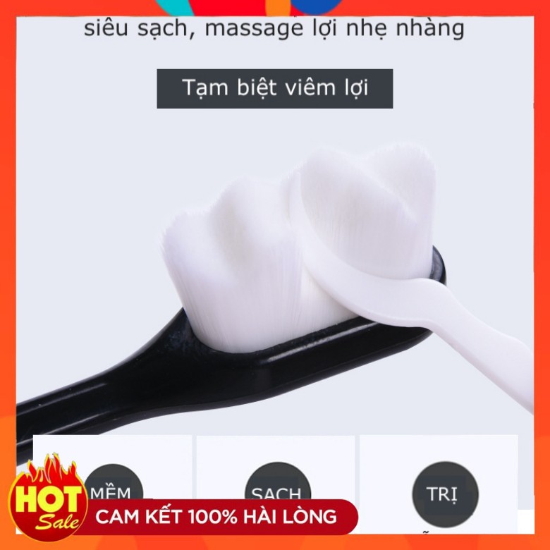 Bàn chải lông tơ nano siêu mềm mịn, đánh cực thích - Có kèm hộp đựng