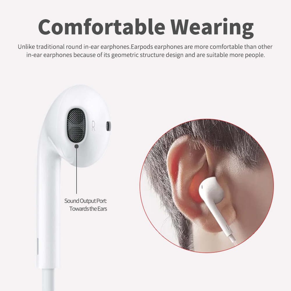 [ZNT WiredPods] Wired Bluetooth Earphones for Lightening Connector