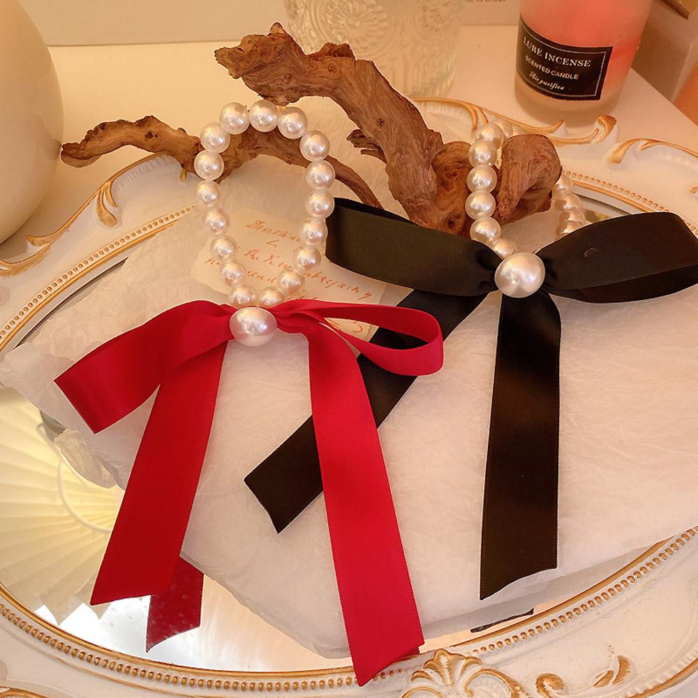 Dây Buộc Tóc Cao Su Thắt Nơ Ruy Băng Hàn Quốc WMES15H