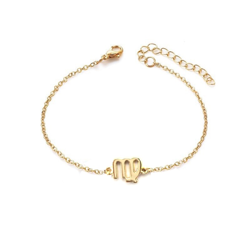 Vòng Đeo Tay 12 Cung Hoàng Đạo Xuyên Biên Giới Bán Chạy Vòng Tay Chuỗi Xích Bọ Cạp Cạp Cam Quý Giá leo libra Virus Virus Virus Virus aries gemini
