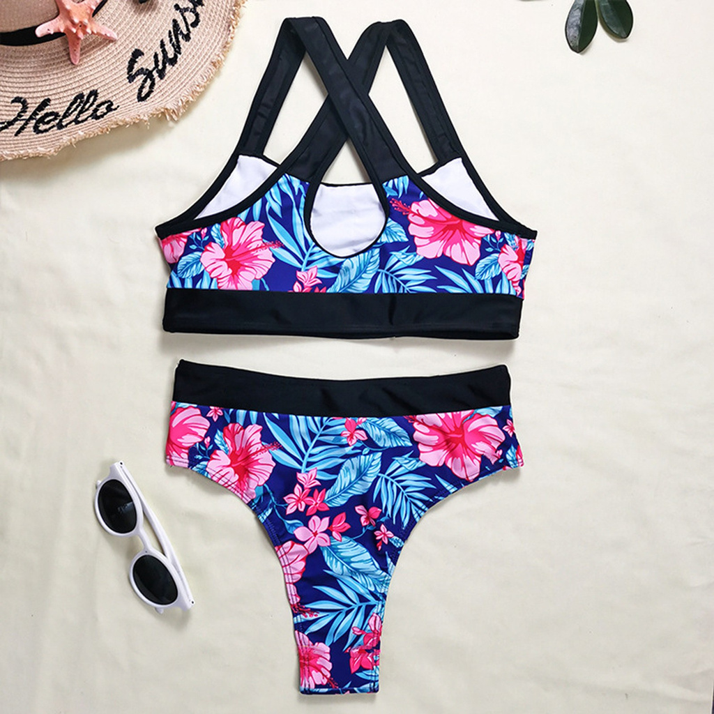 Bikini Hở Lưng In Hoa Gợi Cảm Dành Cho Nữ | BigBuy360 - bigbuy360.vn