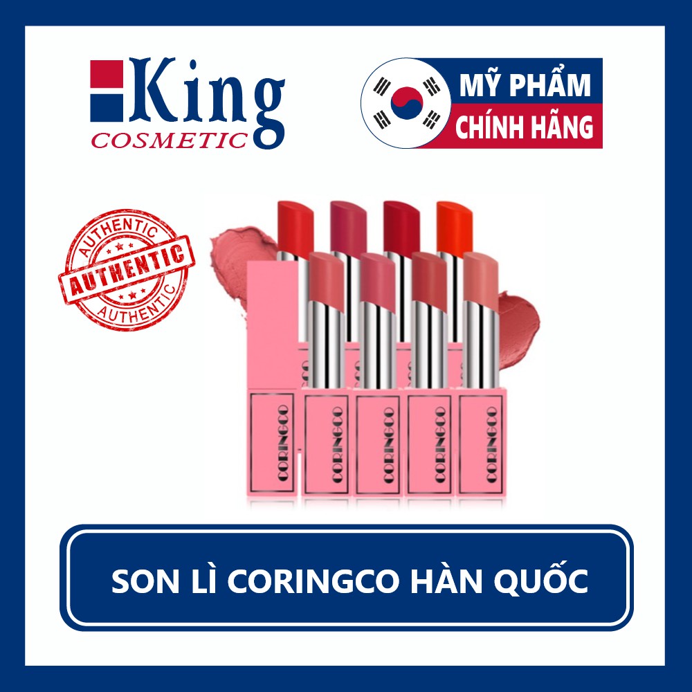 Son Lì Coringco Bonny Lipstick Matte Chính Hãng - KINGCOSMETIC