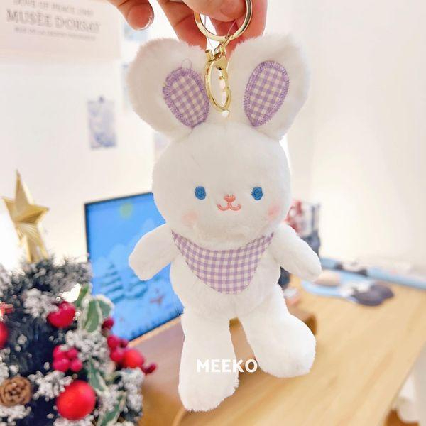 Móc khóa bông mềm mại cao cấp hình cún và thỏ Moca Cute  MEEKO