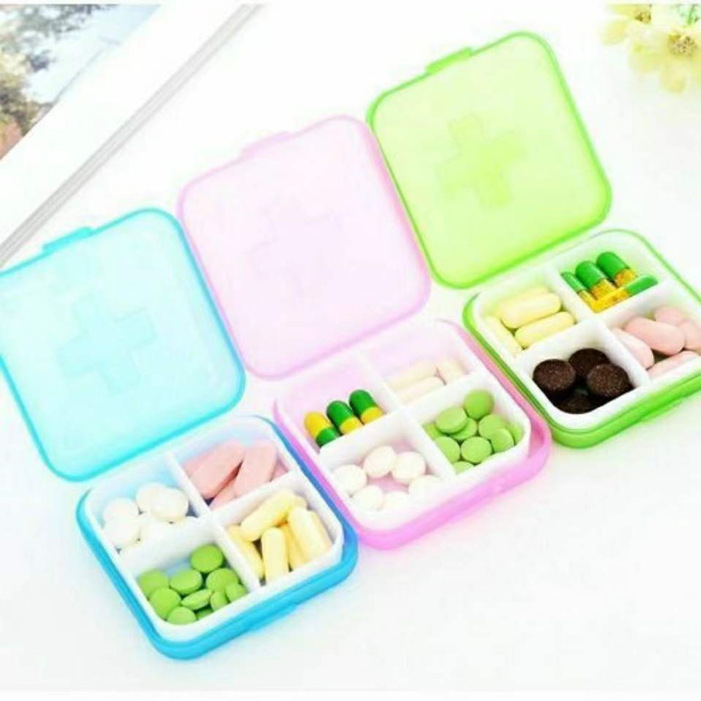 Hộp Đựng Thuốc Mini Theo Một Ngày Kiểu Dáng Ngẫu Nhiên