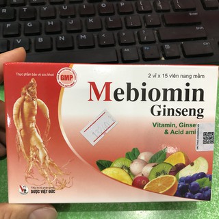Vitamin tổng hợp Mebiomin Ginseng Bổ sung các Vitamin, Nhân sâm và các acid amin (30V)