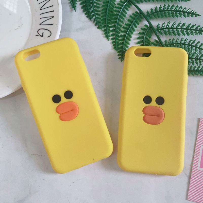 [XẢ KHO]Ốp Lưng iPhone 6/6s/6Plus/6sPlus Silicone Hình Vịt Vàng