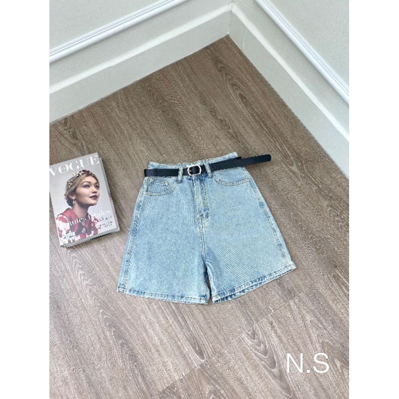 Quần jean ngố kèm đai hàng QCL1 | BigBuy360 - bigbuy360.vn