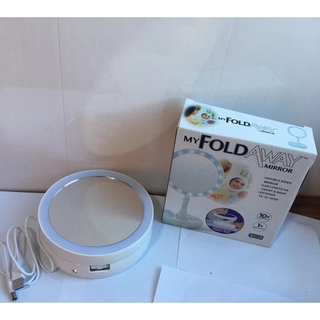 Gương đèn led trang điểm gấp