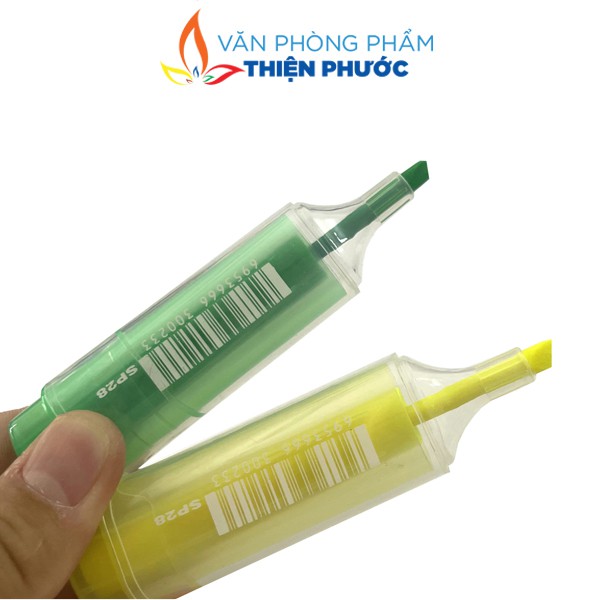 Bút dạ quang highlight Thiên Long nhiều màu cute Toyo THIỆN PHƯỚC