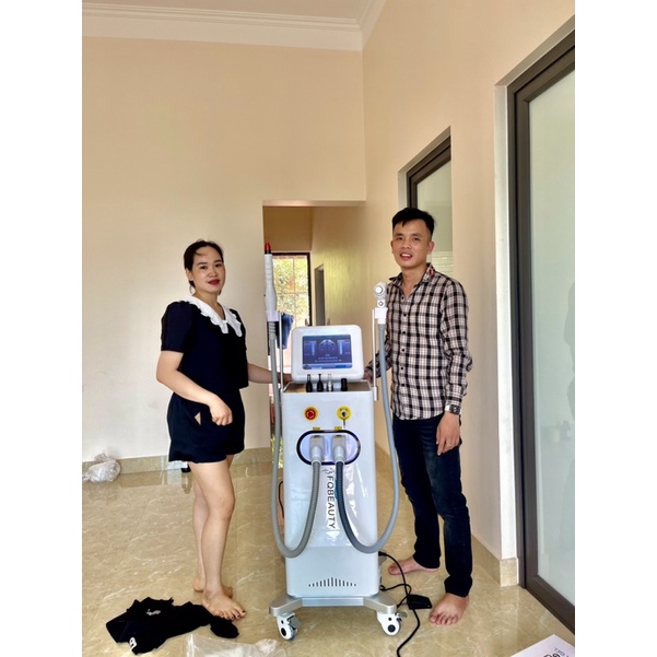 Máy triệt lông diode 808nm và laser xoá xăm công nghệ cao 2 trong 1