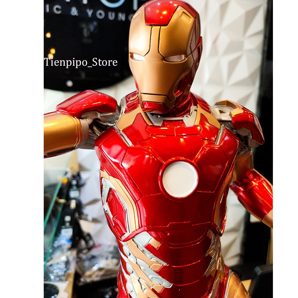 ( Hàng Có Sẵn) Mô hình Iron Man MK43 tỉ lệ 1/4 50cm cao cấp