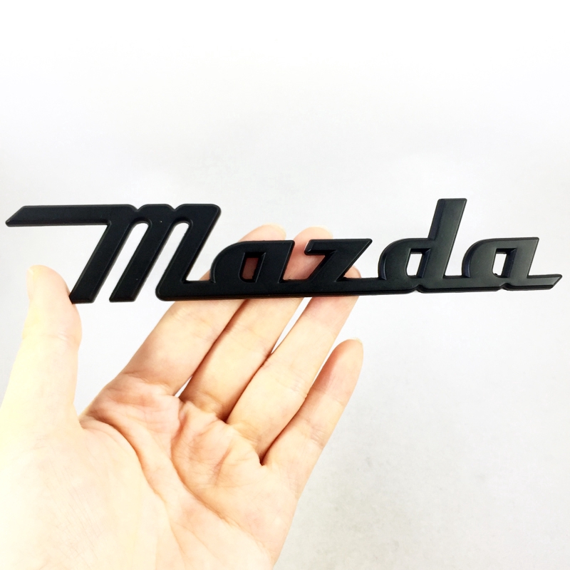 Miếng dán trang trí xe hơi Mazda bằng kim loại hình Mazdaspeed
