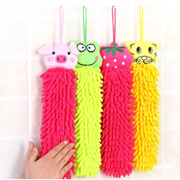 RẺ VÔ ĐỊCH] Khăn Lau Tay Sợi San Hô Hình Thú Xinh Xắn Treo Tường Nhà Bếp  Siêu Mềm Siêu Thấm - Dụng cụ nhà bếp | Nông Trại Vui Vẻ - Shop