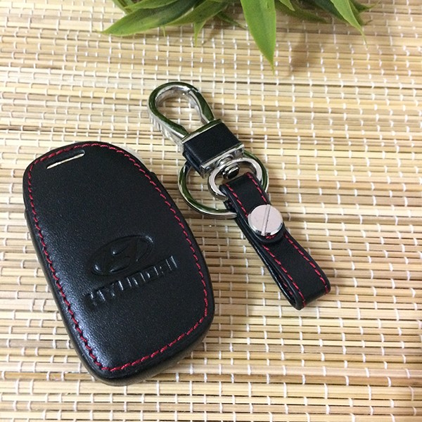Bao da chìa khóa Huyndai (Đen)- Mia Shop