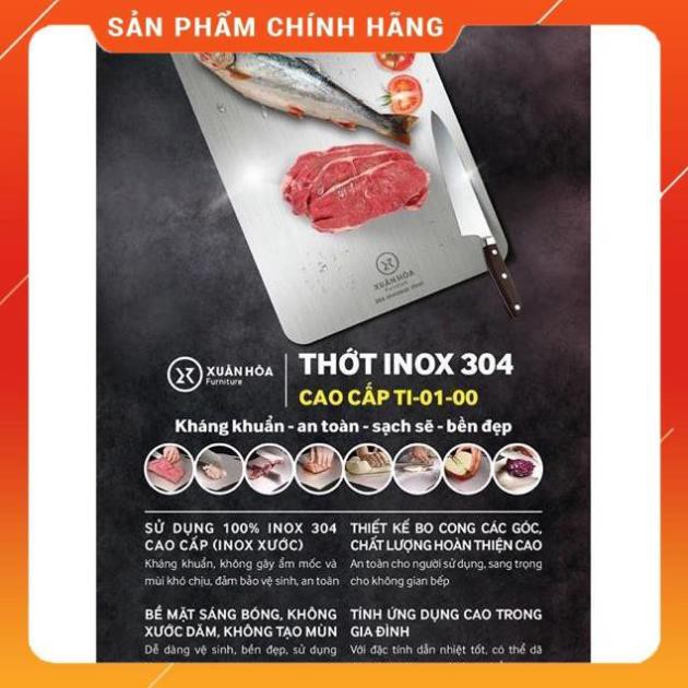 Thớt Inox 304 chính hãng Xuân Hoà siêu bền đẹp