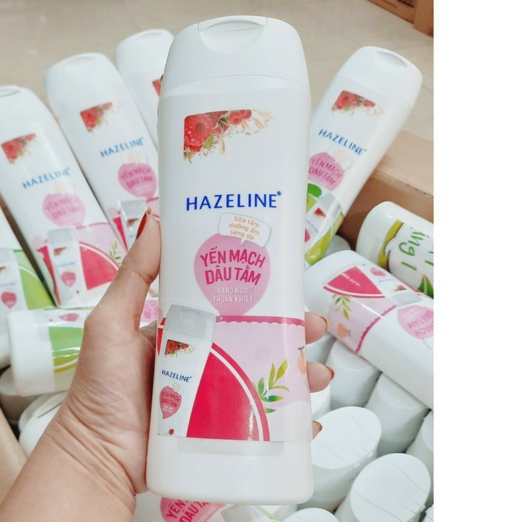 Sữa Tắm Sáng Da Hazeline Yến Mạch Dâu Tằm -300g- Hàng KM