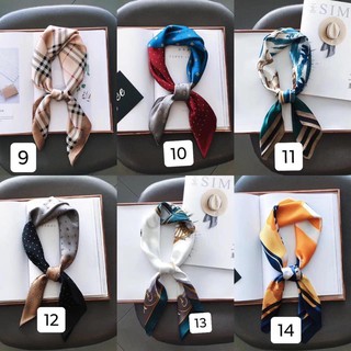 Khăn lụa satin choàng cổ