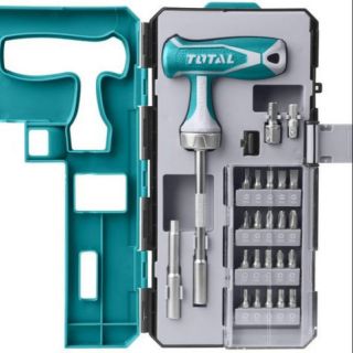 Bộ 25 tua vít chữ t total tacsd30256