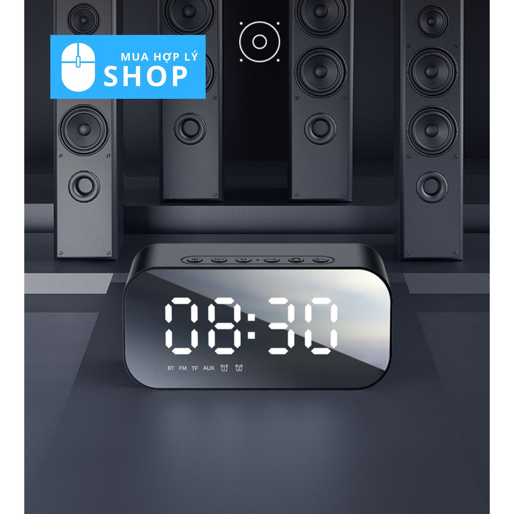 Loa Bluetooth HAVIT M3, Kiêm Đồng Hồ Báo Thức, FM - Hàng Nhập Khẩu