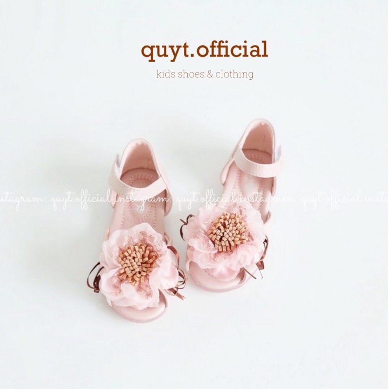 [ SALE // Có sẵn/ Ảnh tự chụp] Giày búp bê hoa trà tiệm nhà Quýt