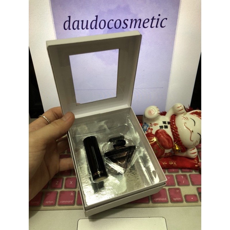 [ set mini ] Set Nước hoa Lancome Tresor la Nuit EDP 5ml + Son Lancome L’Absolu Rouge 1.6gr | BigBuy360 - bigbuy360.vn