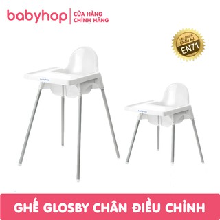 Combo 3 Ghế Ăn Dặm Glosby Babyhop Chân Điều Chỉnh Đã Bao Gồm Mặt Bàn - Bảo Hành 12 Tháng