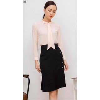 Chân váy công sở dáng đuôi cá