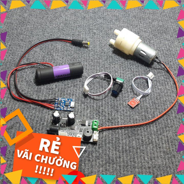 Bộ mạch rót rượu rửa tay dùng pin 4,2 cảm ứng