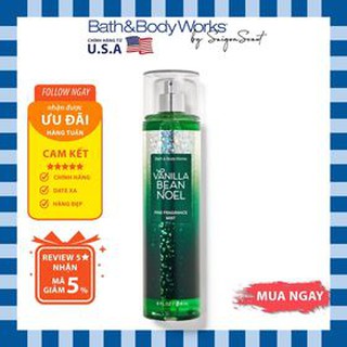 Xịt thơm toàn thân Bath & Body Works Vanilla Bean Noel