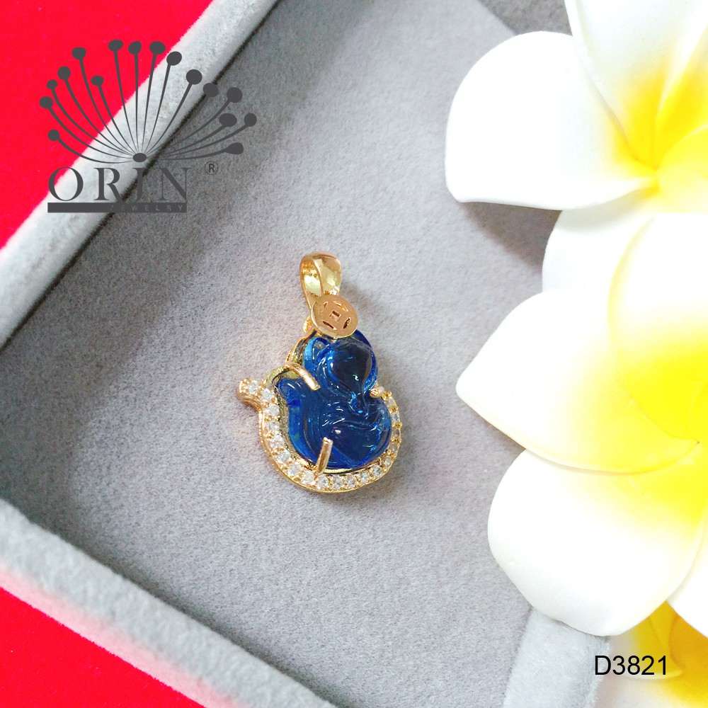 Mặt dây chuyền hồ ly xanh tài lộc may mắn cao cấp Orin D3821 thời thượng