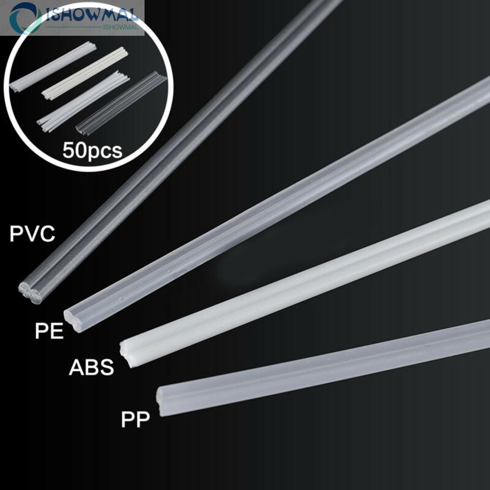 Bộ 50 que hàn bằng nhựa PVC ABS PP PE không độc chống mòn chịu nhiệt độ cao
