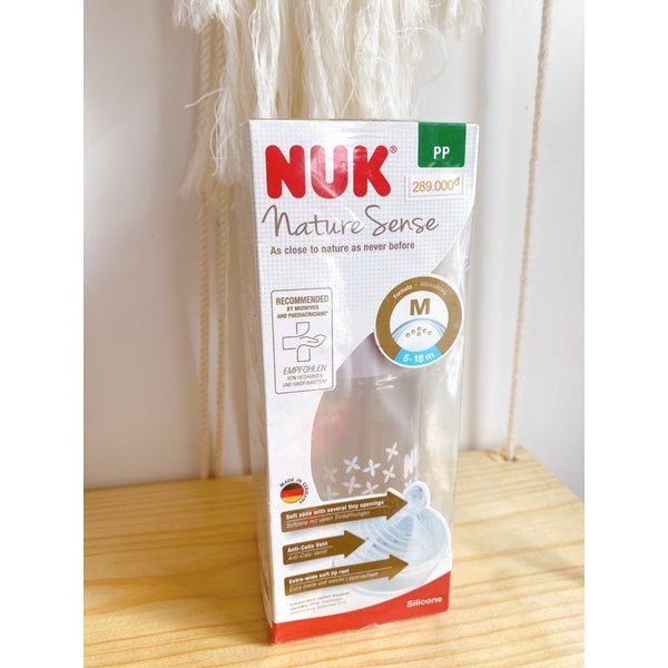 Bình sữa Nuk Nature Sense