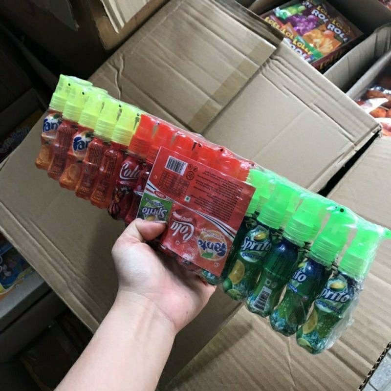 Khay 20 bình xịt cô ca 3 vị