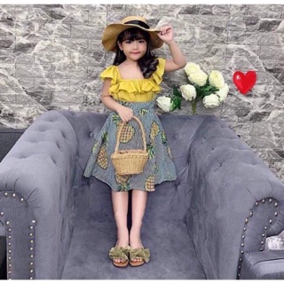 Combo 2set dứa- quần chip cho bé