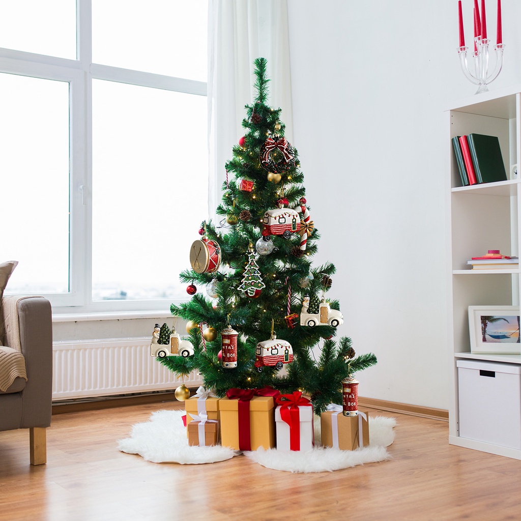 Ngôi nhà treo trang trí cây thông Noel dễ thương