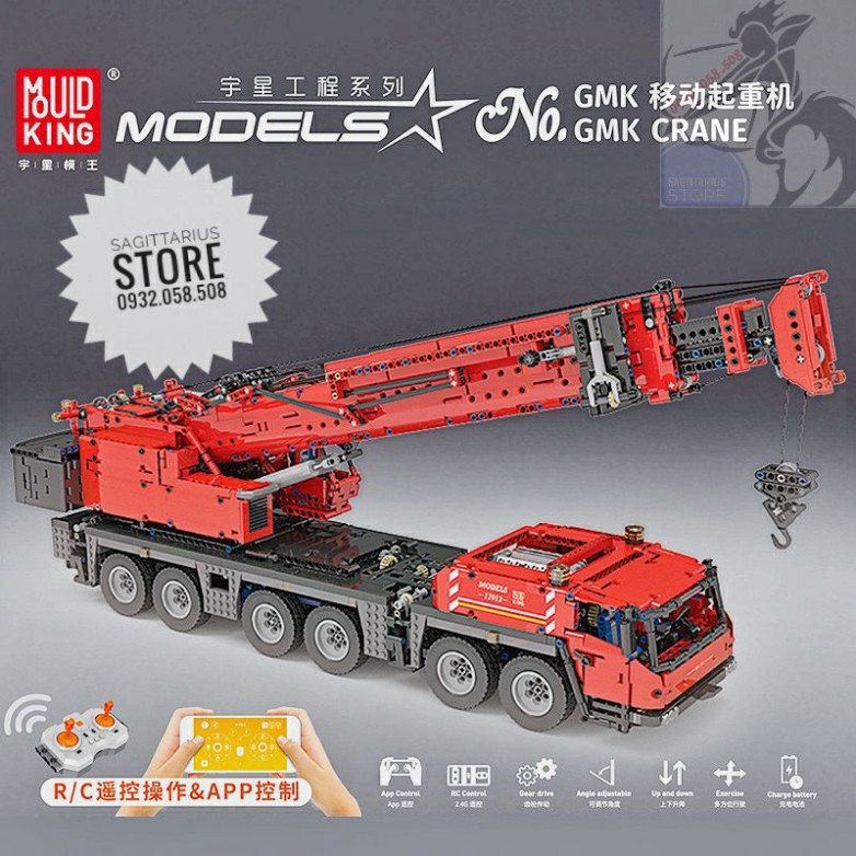 Lego Mouldking 17013 Lắp Ráp Xe Cần Cẩu