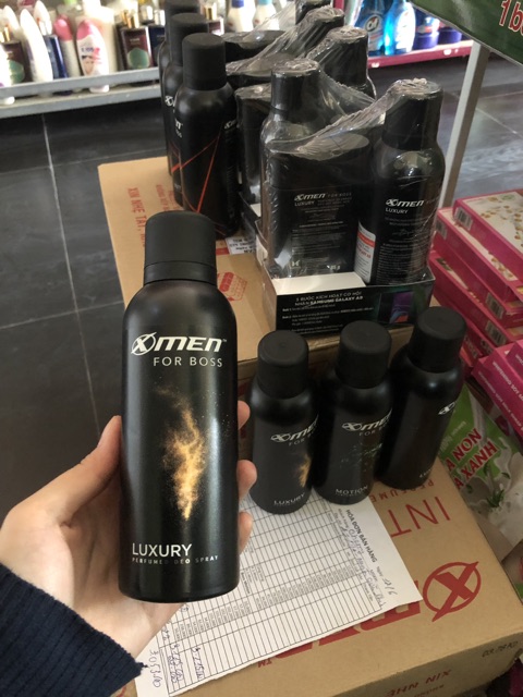 Xịt Khử Mùi XMEN For Boss intense 150ml hết hàng tặng