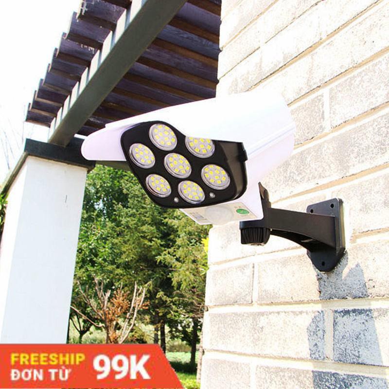 Đèn LED Năng Lượng Mặt Trời cảm ứng tự động BẬT TẮT có điều khiển - Giả camera chống trộm - Bảo hành 3 tháng Lỗi 1 đổi 1